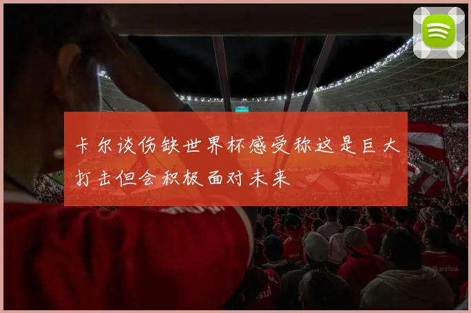 卡尔谈伤缺世界杯感受称这是巨大打击但会积极面对未来